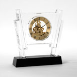 Crystal Desk Clock-table Clock-mantel clock CB12-1-Nero Crystal clock, quartz battery movement